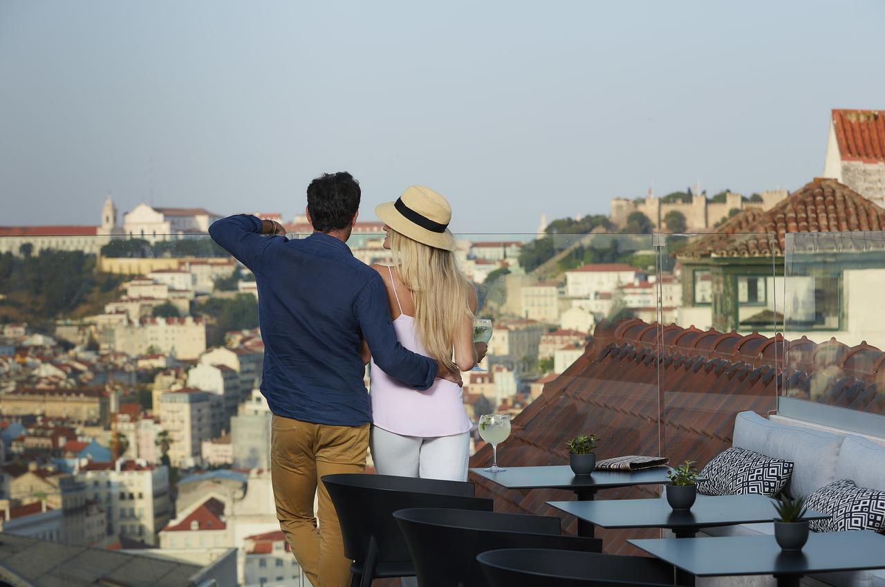 The Lumiares Hotel & Spa - Small Luxury Hotels Of The World Lisboa Kültér fotó View from the rooftop